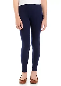 Girls 7-16 Solid Leggings