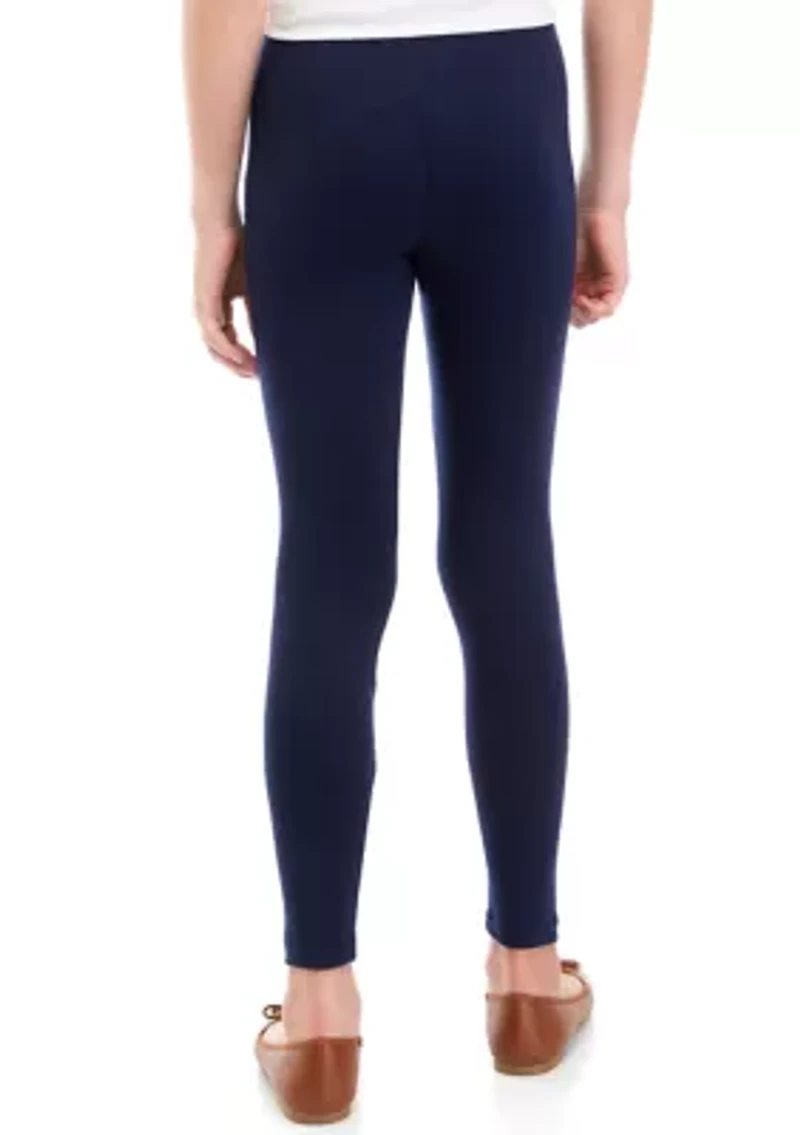 Girls 7-16 Solid Leggings