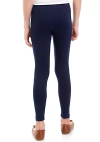 Girls 7-16 Solid Leggings