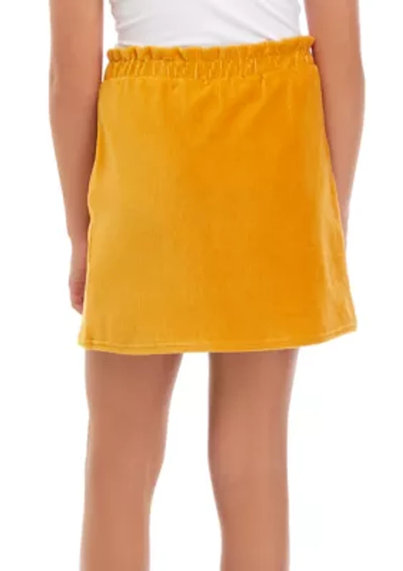 Girls 7-16 Knit Corduroy Skirt