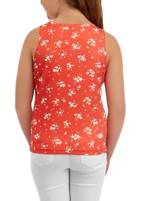 Girls 7-16 Yummy Ribbed Printed Tank Top