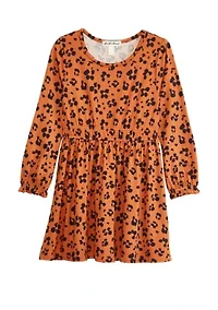 Girls 4-6x Printed Knit Skater Dress