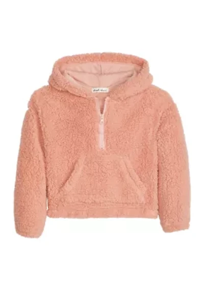 Girls 7-16 Faux Sherpa Hoodie