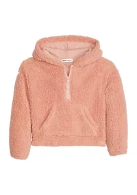 Girls 7-16 Faux Sherpa Hoodie