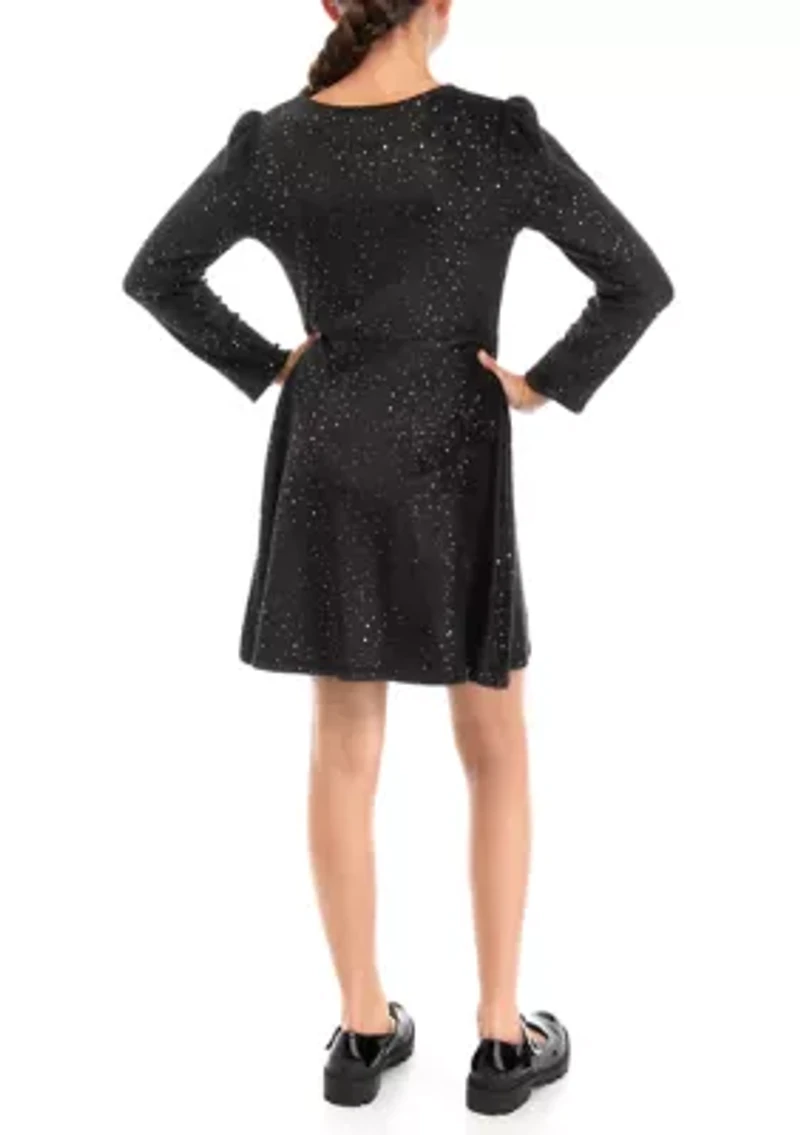 Girls 7-16 Knit Skater Dress