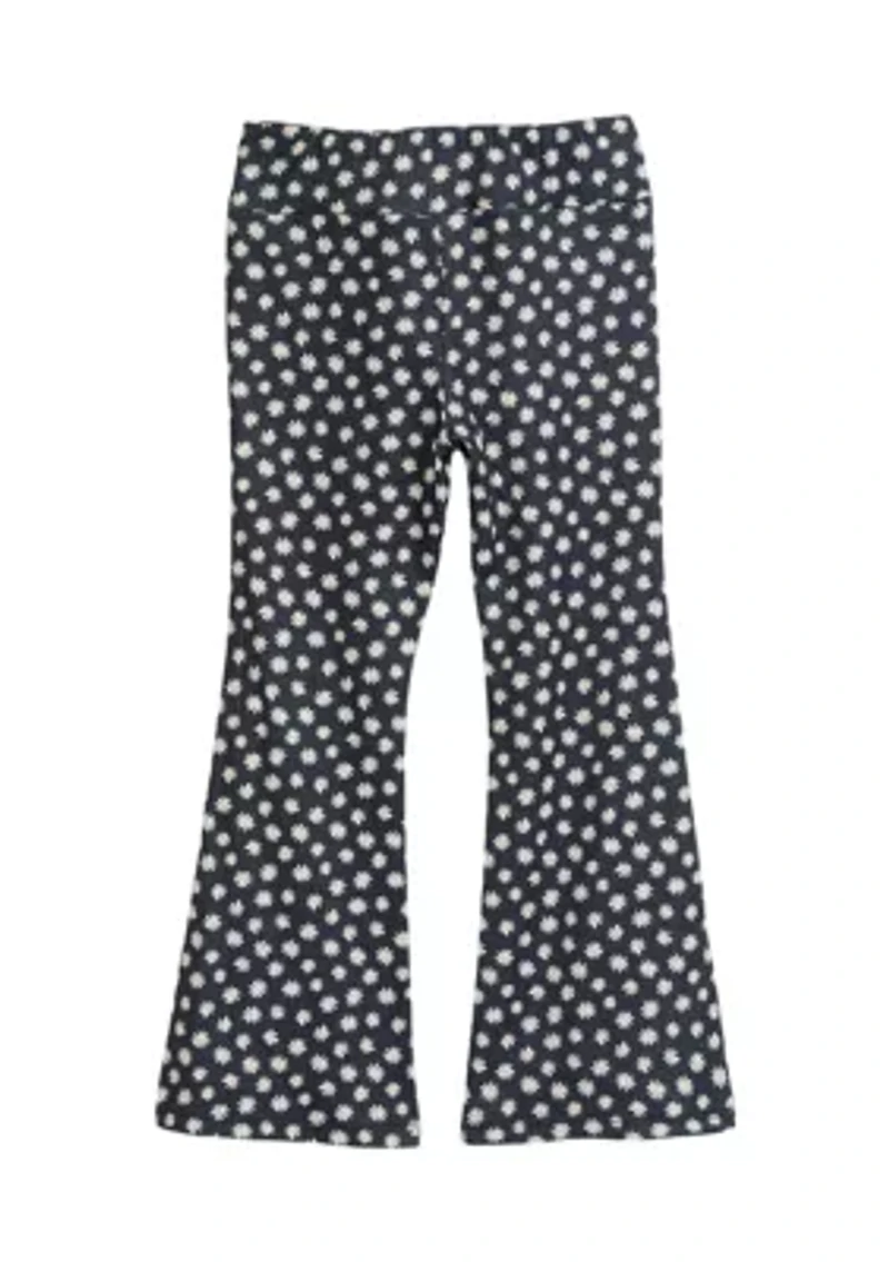 Girls 4-6x Pull On Flare Leggings