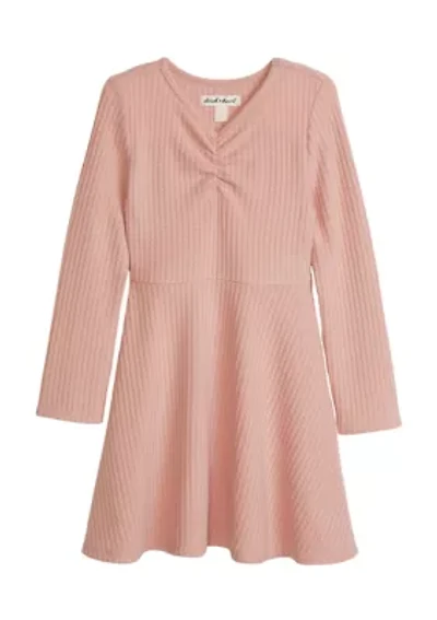 Girls 4-6x Waffle Skater Dress