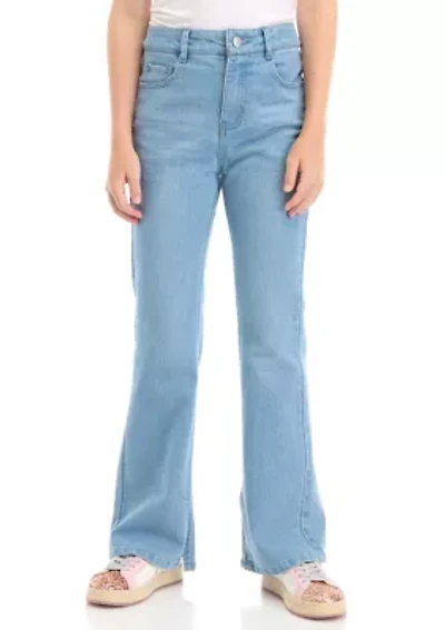 Girls 7-16 Denim Flare Pants