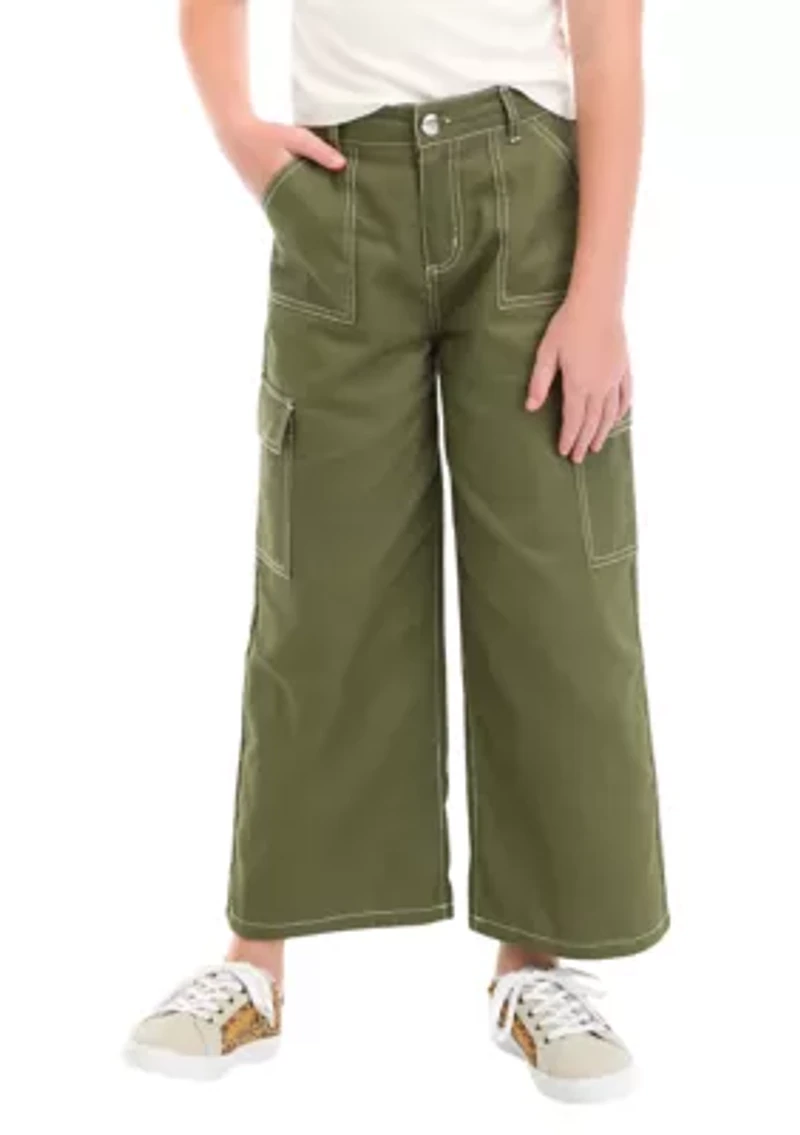 Girls 7-16 Cargo Straight Leg Pants