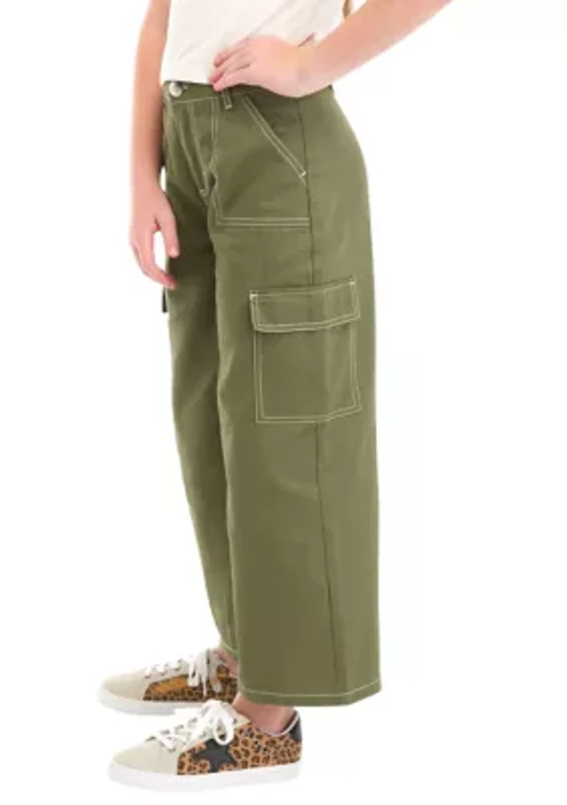 Girls 7-16 Cargo Straight Leg Pants