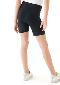 Girls 7-16 Jersey Bike Shorts