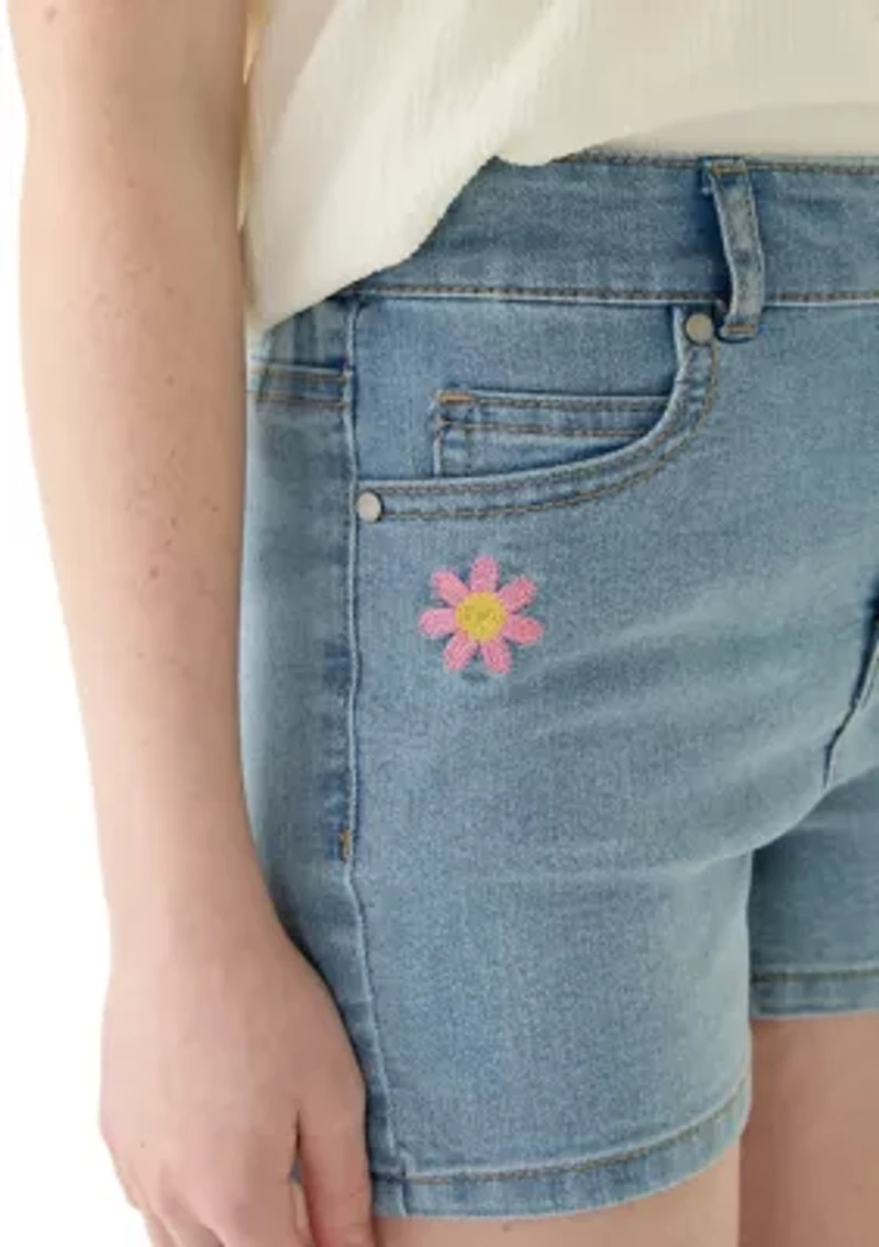 Girls 7-16 Denim Shorts