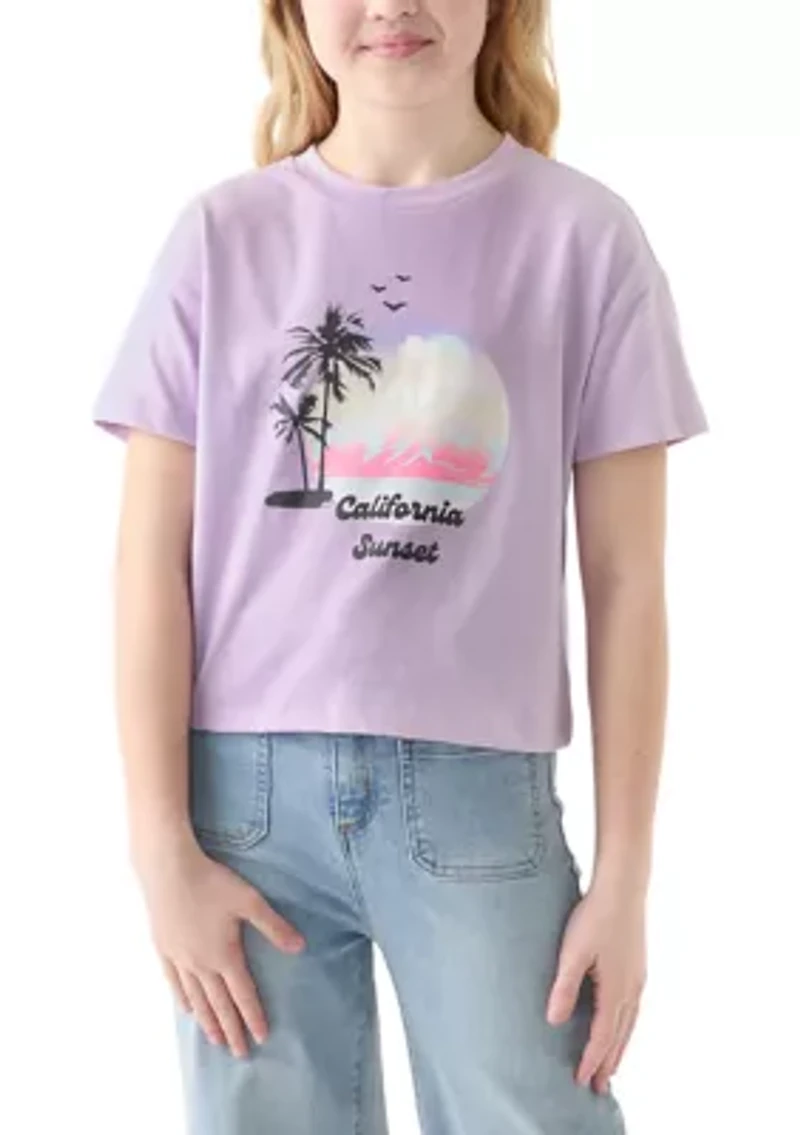Girls 7-16 Short Sleeve Jersey Top