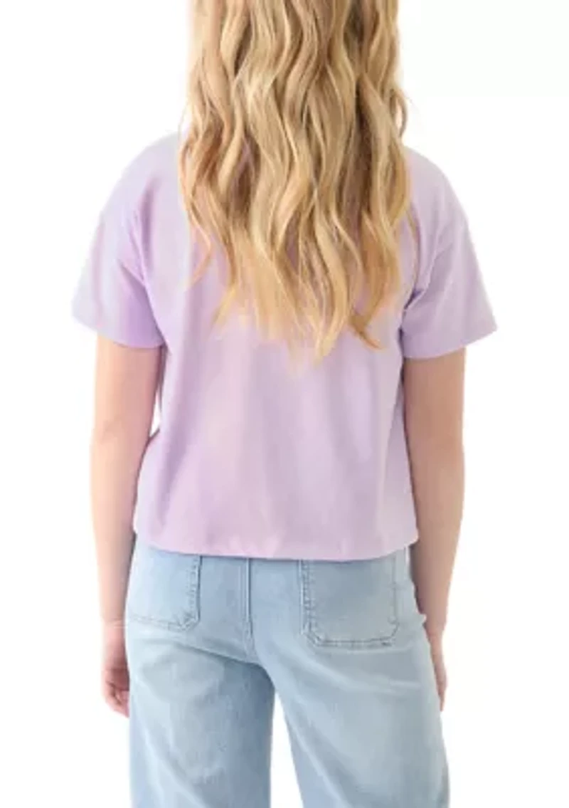 Girls 7-16 Short Sleeve Jersey Top