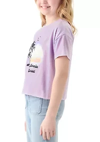 Girls 7-16 Short Sleeve Jersey Top