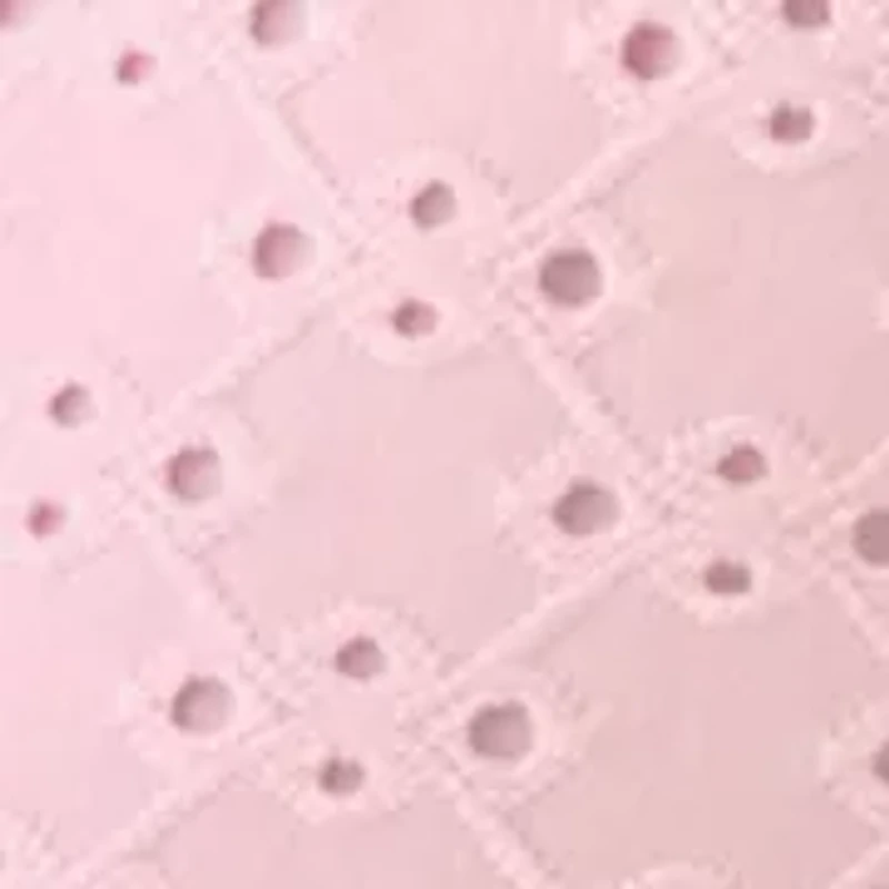 Girls 7-16 Knit Eyelet Top