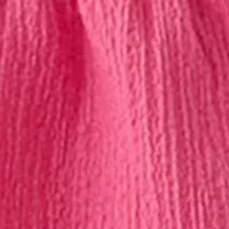 Girls 7-16 Crinkle Knit Smocked Top
