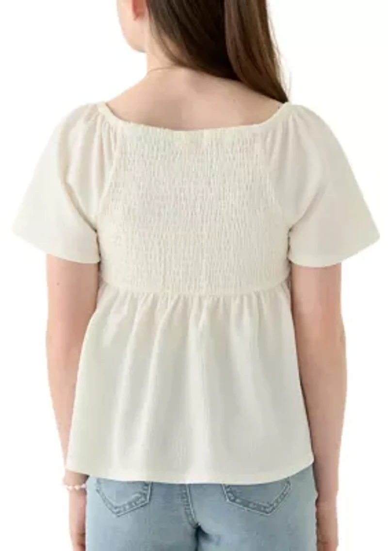 Girls 7-16 Ribbed Top