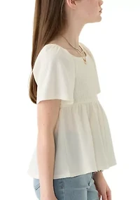 Girls 7-16 Ribbed Top