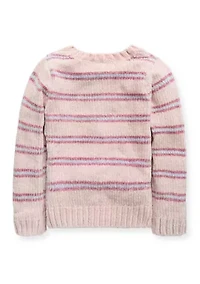 Girls 4-6x Striped Sweater