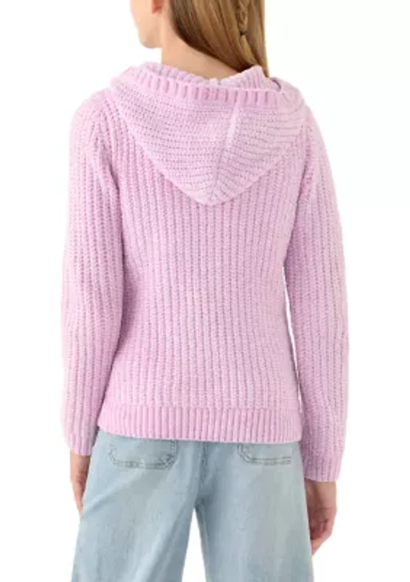 Girls 7-16 Hooded Sweater