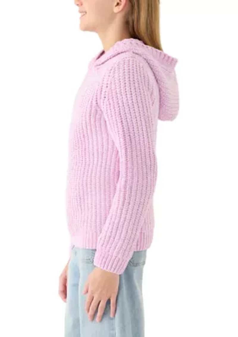 Girls 7-16 Hooded Sweater