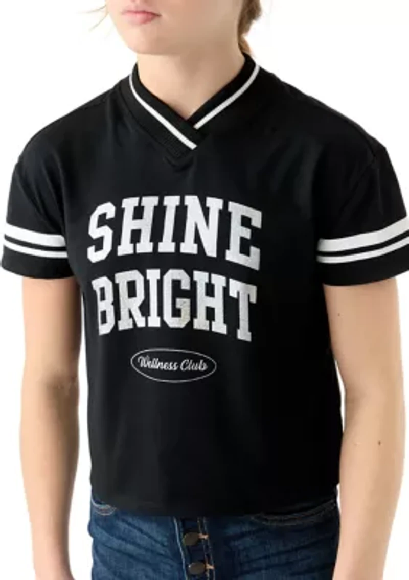 Girls 7-16 Rugby Jersey Graphic T-Shirt