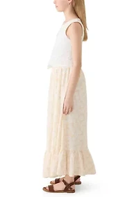 Girls 7-16 Tank Top Maxi Skirt Set
