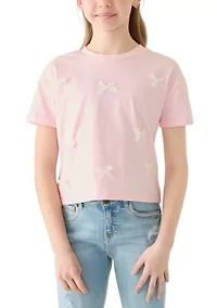 Girls 7-16 Mutli Bow T-Shirt