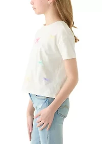 Girls 7-16 Mutli Bow T-Shirt