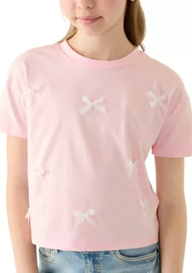 Girls 7-16 Mutli Bow T-Shirt