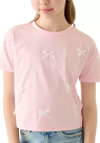 Girls 7-16 Mutli Bow T-Shirt