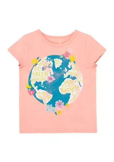 Girls 4-6x Earth Day T-Shirt