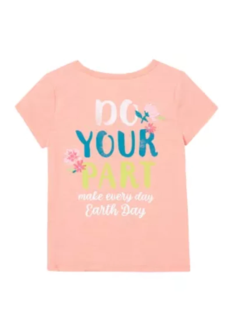 Girls 4-6x Earth Day T-Shirt