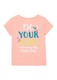 Girls 4-6x Earth Day T-Shirt