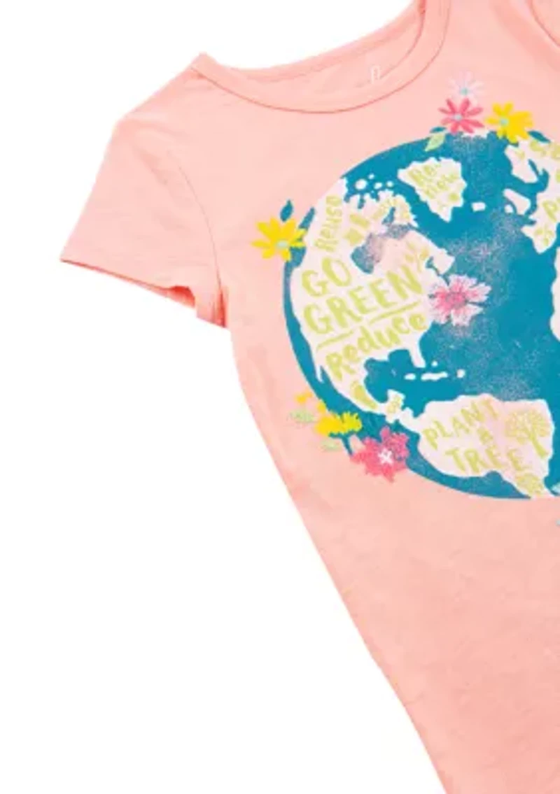 Girls 4-6x Earth Day T-Shirt