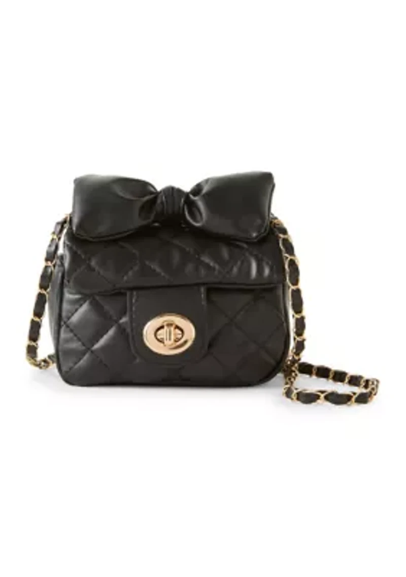 Black Quilted Purse