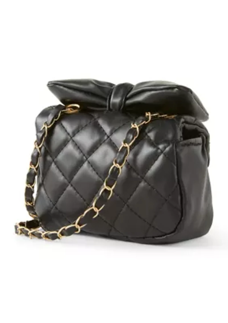 Black Quilted Purse