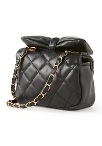 Black Quilted Purse