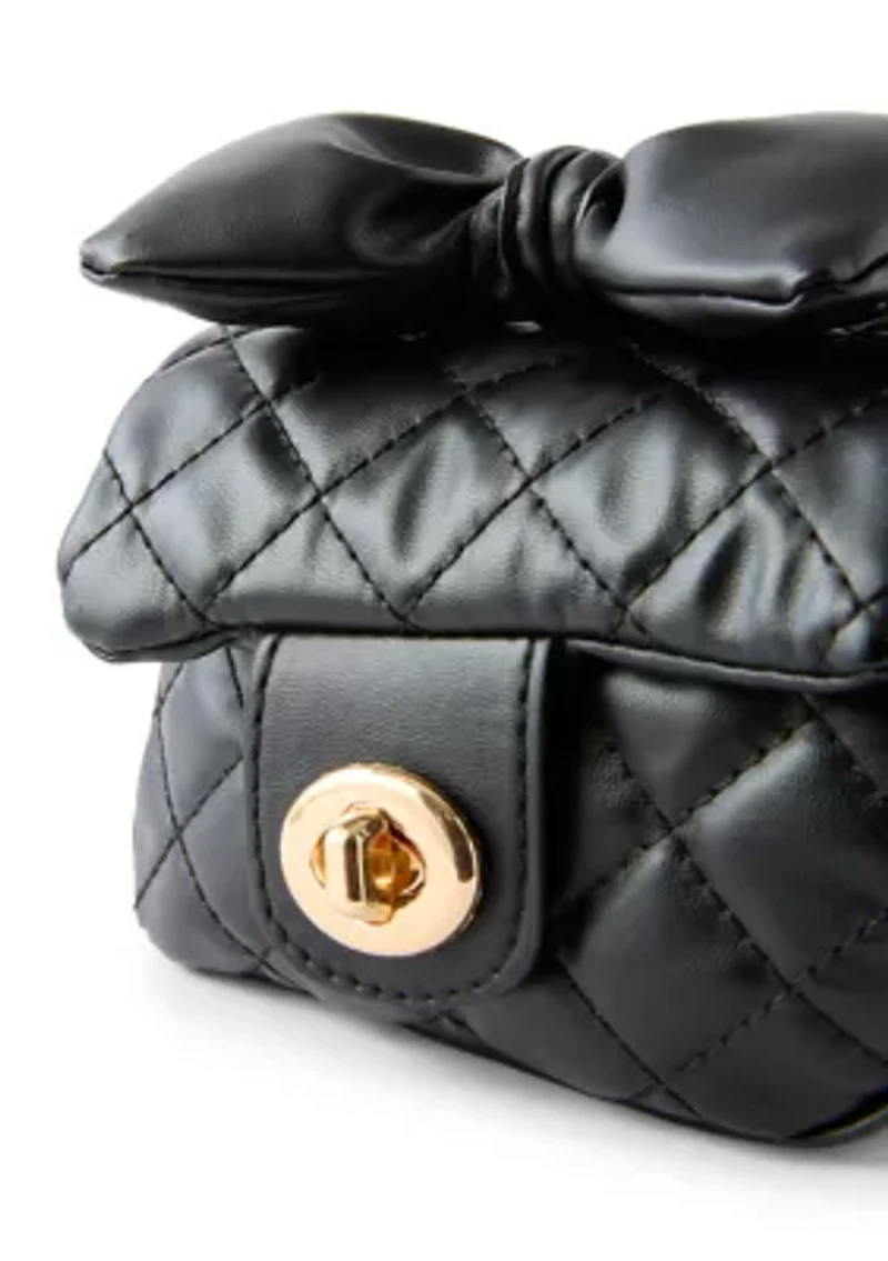 Black Quilted Purse
