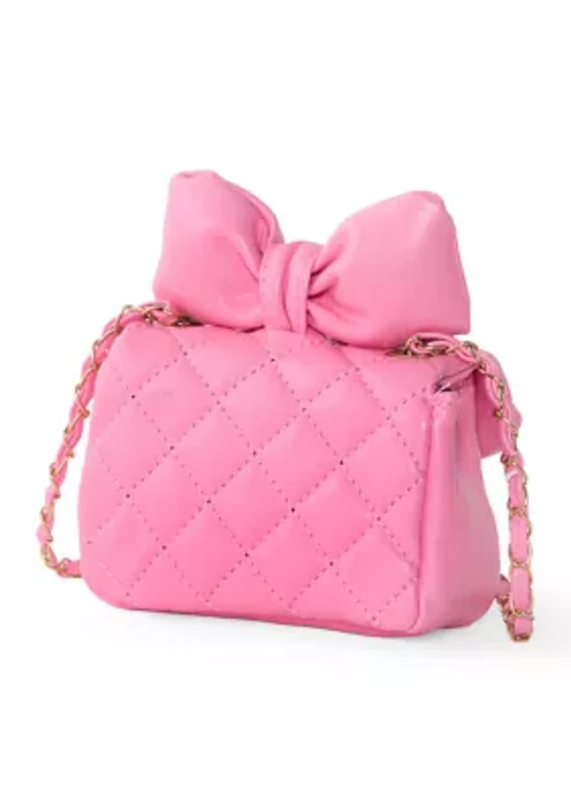 Pink Quilted Purse