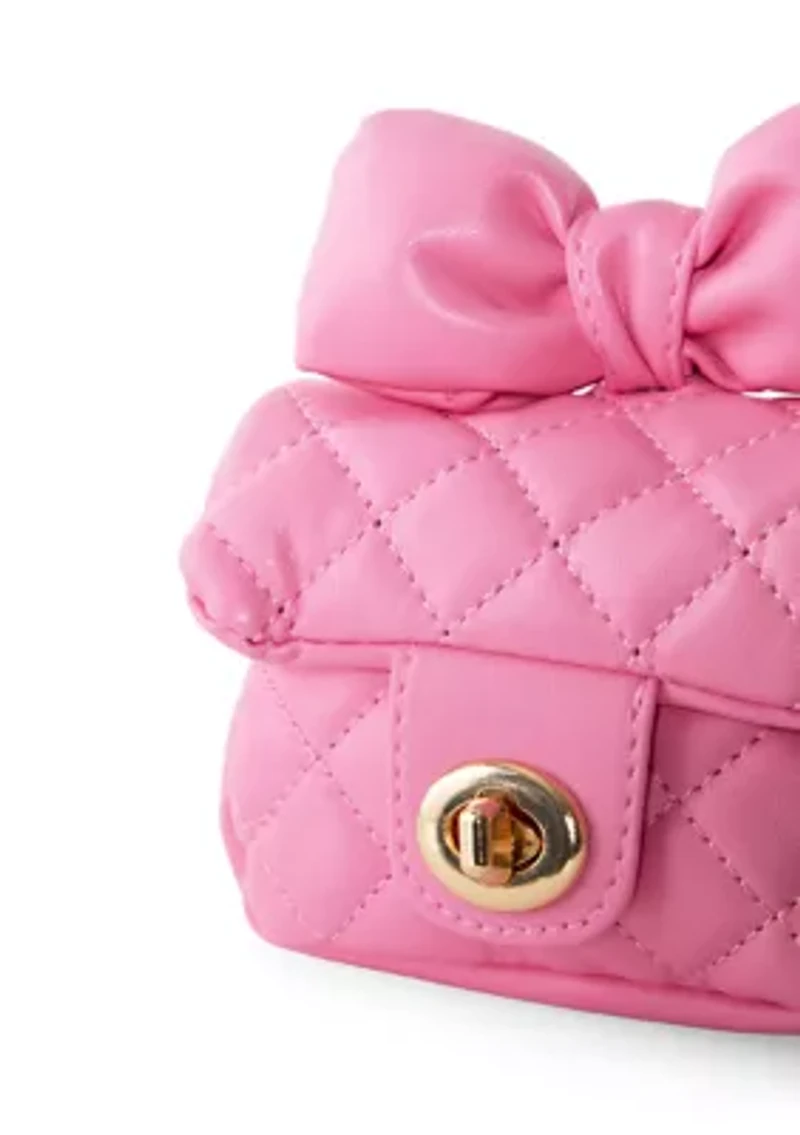 Pink Quilted Purse