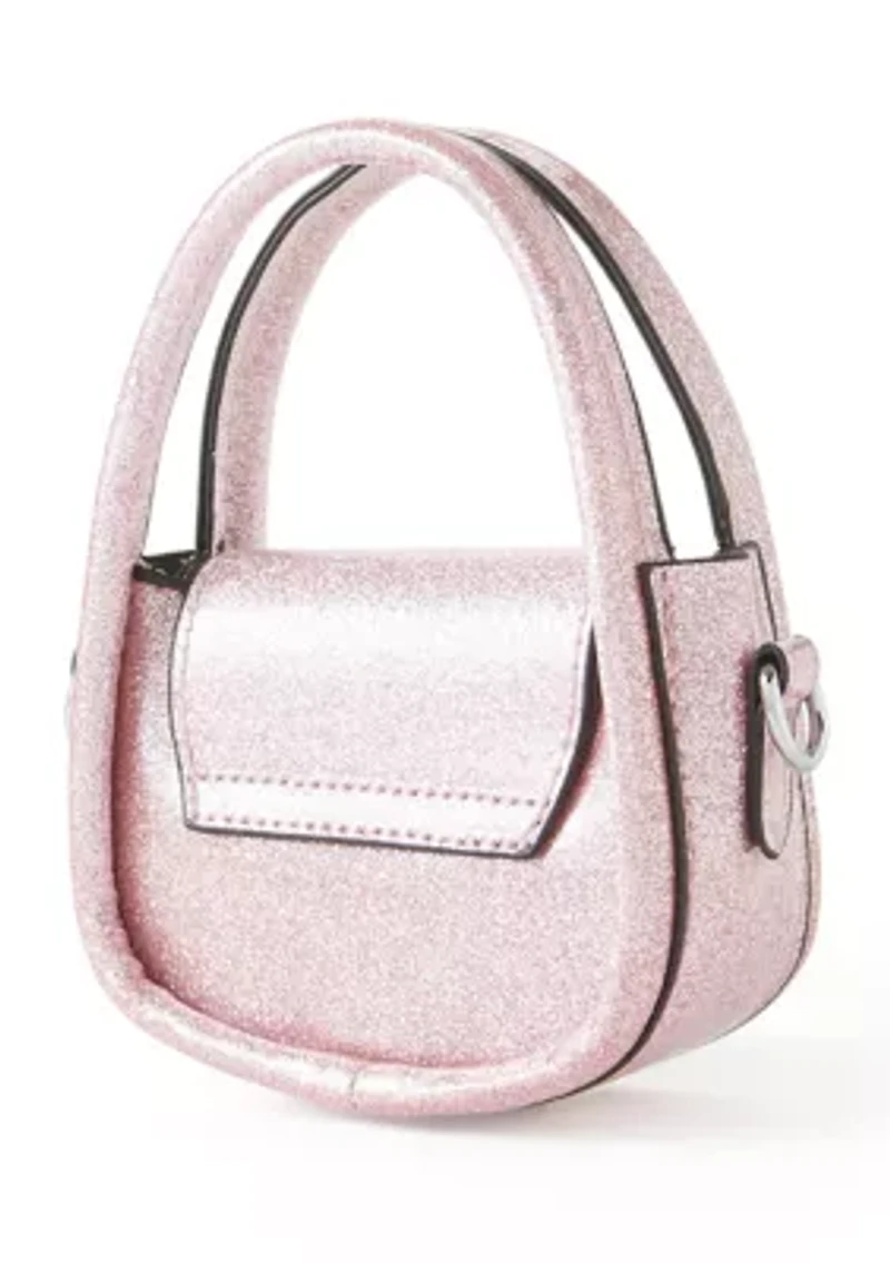 Girls Glitter Heart Bag