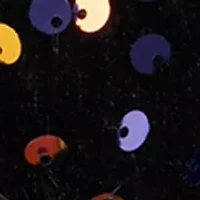 Sequin Bow Bag with Pearl Handle