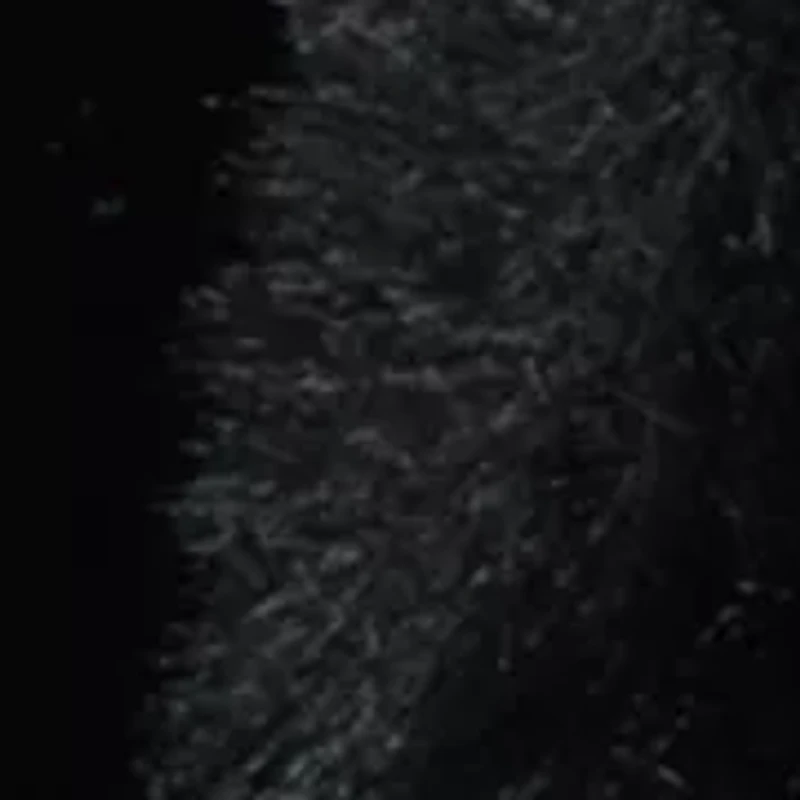 Black Fur Bag with Pearl Handle