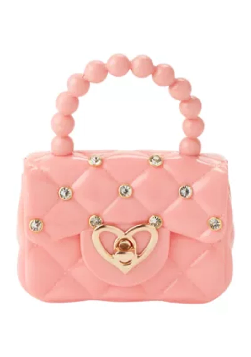 Girls Small Quilted Handbag