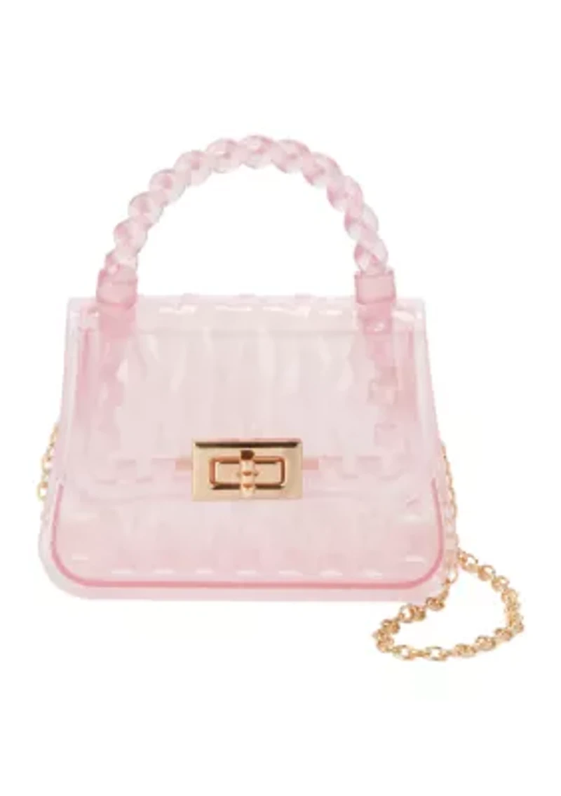 Pink Diamond Quilted Handbag
