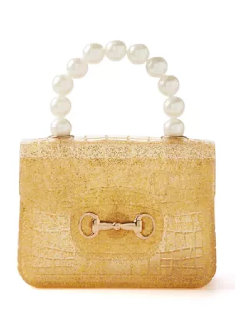 Small Metallic Jelly Bag