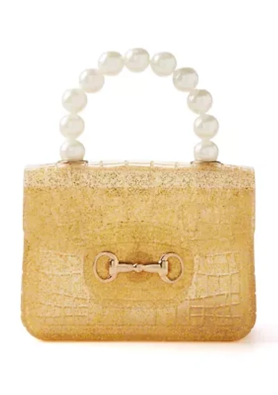 Small Metallic Jelly Bag