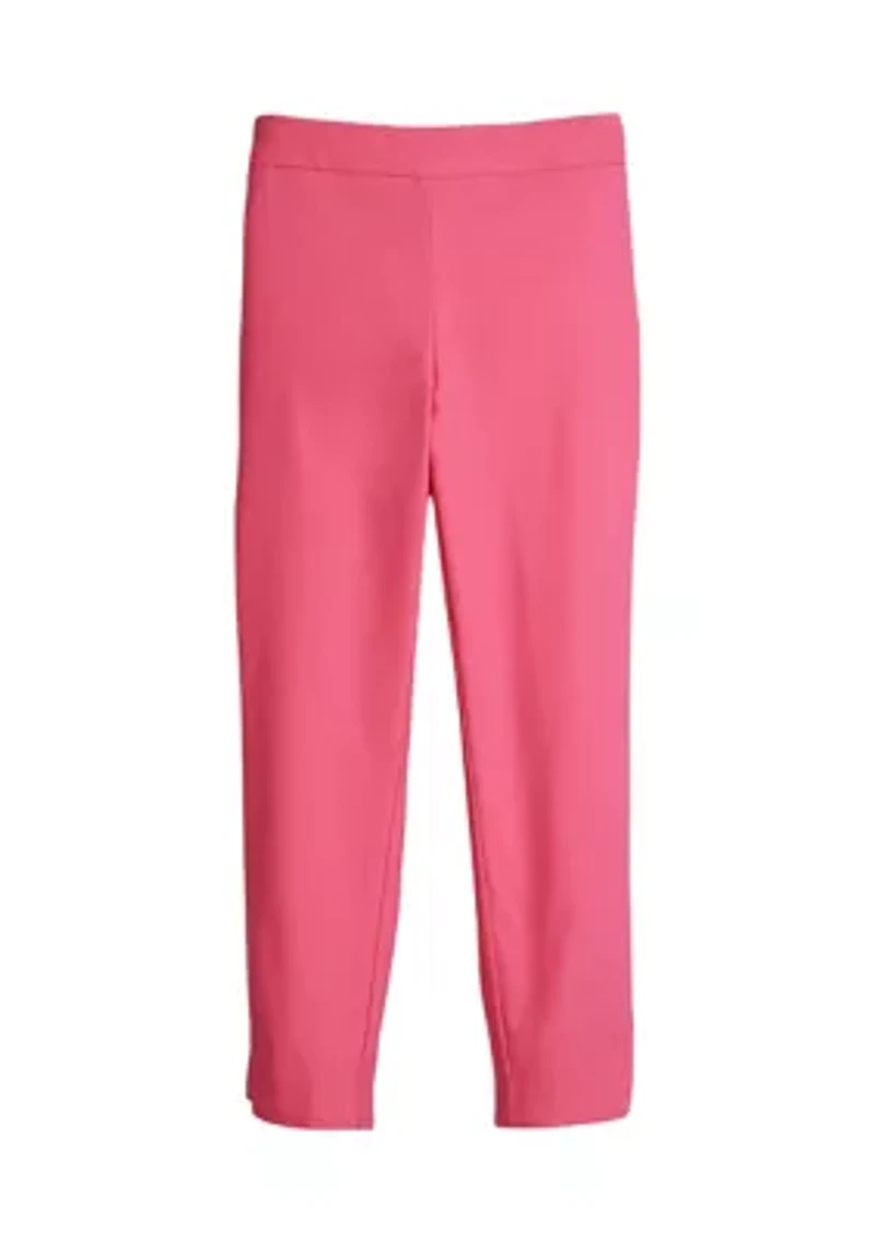 Girls 4-6x Side Slit Pull On Pants